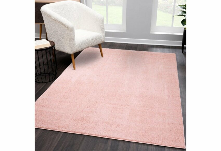 Teppich »Softshine 2236«, Carpet City, rechteckig, Höhe 14 mm, Besonders weich durch Microfaser, Wohnzimmer-Teppiche-Ideen für dein Zuhause von Home Trends