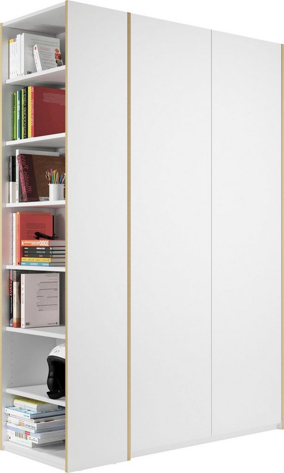 Müller SMALL LIVING Kleiderschrank »Modular Plus Variante 1« inklusive links oder rechts montierbarem Seitenregal-Schränke-Ideen für dein Zuhause von Home Trends