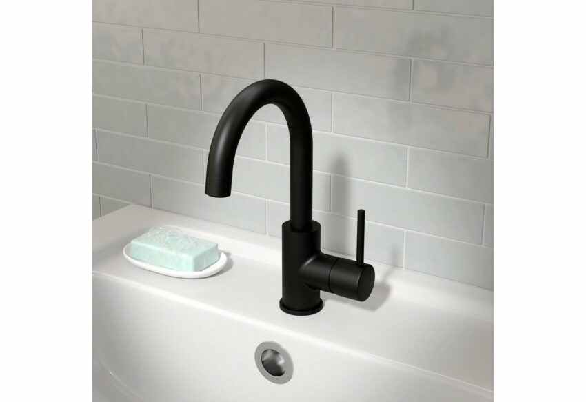 Lenz Waschtischarmatur »BOW2« mit Wassersparfunktion-Armaturen-Ideen für dein Zuhause von Home Trends