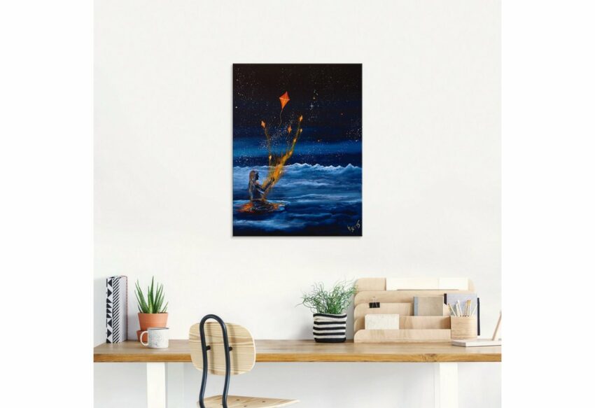 Artland Glasbild »Himmlische Drachen«, Dark Fantasy (1 Stück)-Bilder-Ideen für dein Zuhause von Home Trends