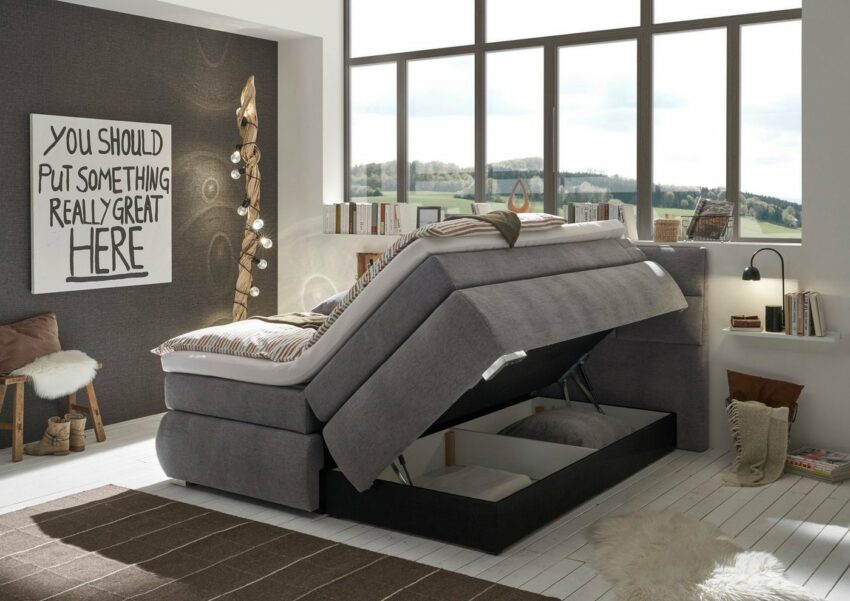 Boxspringbett »Bologna«, inkl. Bettkasten und Topper-Betten-Ideen für dein Zuhause von Home Trends