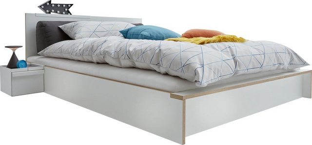 Müller SMALL LIVING Holzbett »FLAI HIGH«, Überlänge Liegefläche 210 cm, Komfort Höhe 40 cm ohne Kopfteil-Betten-Inspirationen