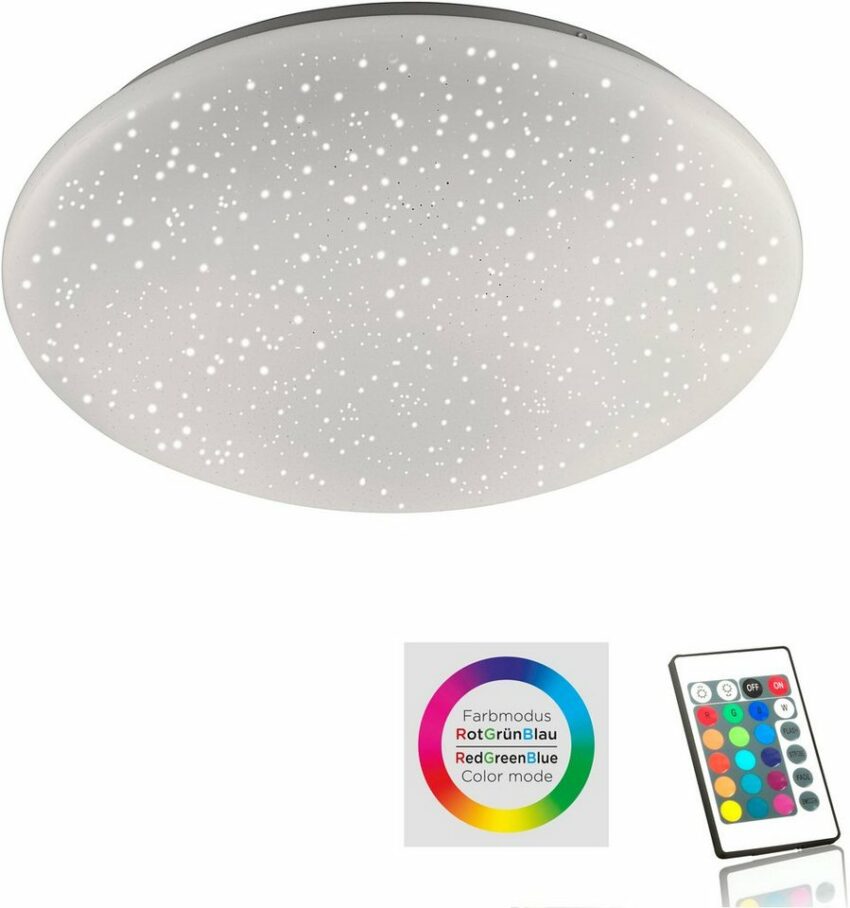 Leuchten Direkt Deckenleuchte »SKYLER«, RGB+W-Lampen-Ideen für dein Zuhause von Home Trends