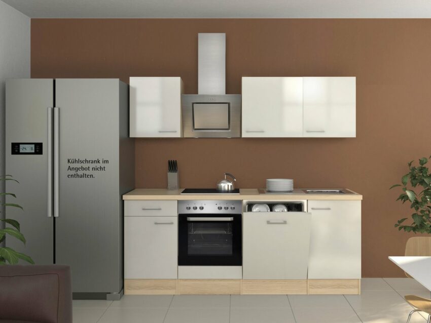 Flex-Well Küchenzeile, mit E-Geräten, Breite 220 cm-Küchenzeilen-Ideen für dein Zuhause von Home Trends