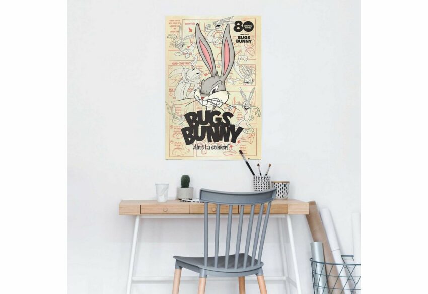 Reinders! Poster »Bugs Bunny ait I a stinker Looney Tunes - Warner Bros - Hase«, (1 Stück)-Bilder-Ideen für dein Zuhause von Home Trends