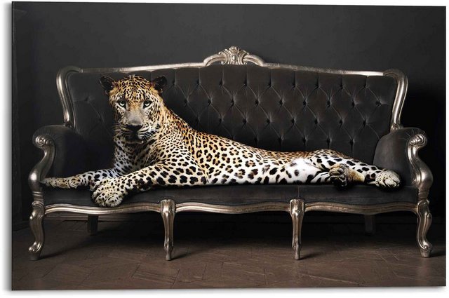 Reinders! Wandbild »Wandbild Leopard Chic Panther - Liegend - Luxus - Relax«, Leopard (1 Stück)-Bilder-Inspirationen