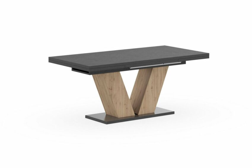 Mäusbacher Esstisch »Komfort D«, mit V-Gestell in asteichefarben und mit Auszugsfunktion, Breite 180-260 cm-Tische-Ideen für dein Zuhause von Home Trends