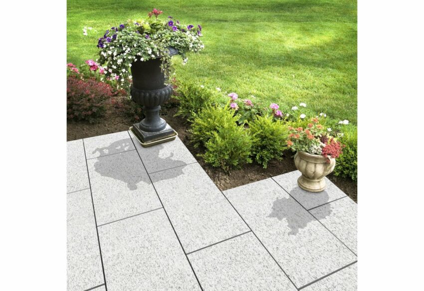 florco® Klickfliesen »Stone Granit XL«, 2 Stück/Pack (0,36 m), vollflächig, 30x60x2,8 cm-Terrassenböden-Ideen für dein Zuhause von Home Trends