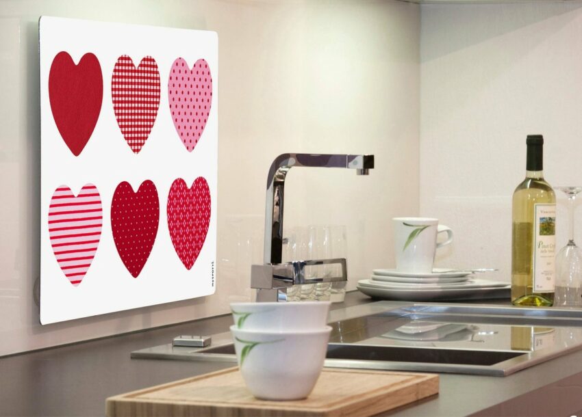 MySpotti Küchenrückwand »pop, Patchwork Hearts«-Küchenrückwände-Ideen für dein Zuhause von Home Trends