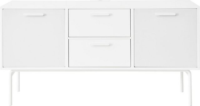 Hammel Furniture Media-Board »Keep by Hammel«, AV-Korpus auf Sockel, mit 2 Schubladen und 2 Stofftüren, mit Kabeldurchführung, Breite 113,8 cm, flexible Möbelserie in dänischer Handwerkskunst-Regale-Inspirationen