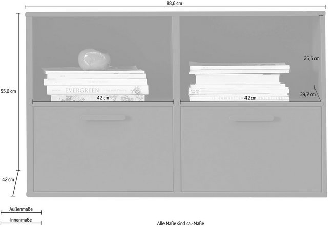 Hammel Furniture Regal »Keep by Hammel«, mit 2 Türen, Breite 88,6 cm, flexible Möbelserie in dänischer Handwerkskunst-Regale-Inspirationen