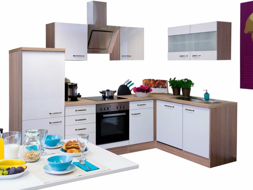 Flex-Well Winkelküche »Florenz«, mit E-Geräten, Breite 280 x 170 cm-Küchenzeilen-Ideen für dein Zuhause von Home Trends