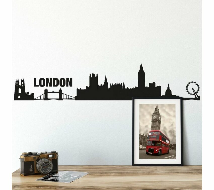 Wall-Art Wandtattoo »XXL Stadt Skyline London 120cm« (1 Stück)-Wandtattoos-Ideen für dein Zuhause von Home Trends