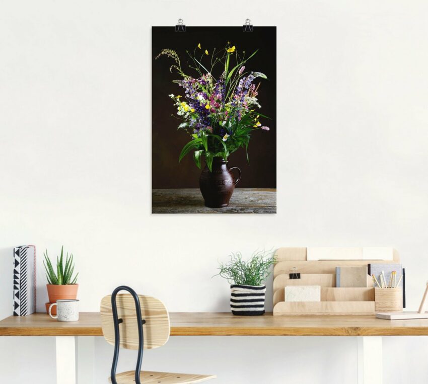 Artland Wandbild »Blumenstrauß«, Blumenbilder (1 Stück), in vielen Größen & Produktarten - Alubild / Outdoorbild für den Außenbereich, Leinwandbild, Poster, Wandaufkleber / Wandtattoo auch für Badezimmer geeignet-Bilder-Ideen für dein Zuhause von Home Trends