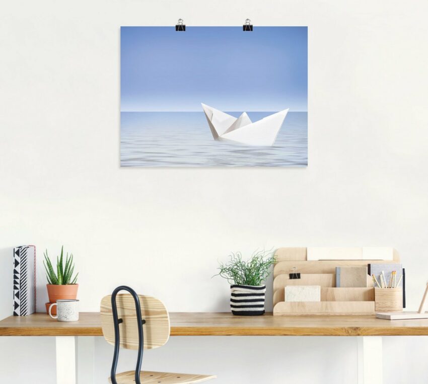 Artland Wandbild »Auf dem Meer«, Boote & Schiffe (1 Stück), in vielen Größen & Produktarten - Alubild / Outdoorbild für den Außenbereich, Leinwandbild, Poster, Wandaufkleber / Wandtattoo auch für Badezimmer geeignet-Bilder-Ideen für dein Zuhause von Home Trends