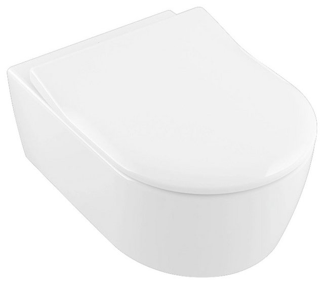 Villeroy & Boch Tiefspül-WC »Avento Combi-Pack«, inklusive Slim-WC-Sitz-WC-Becken-Inspirationen