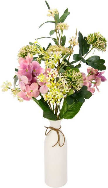 Kunstblume »Mixed-Blumenstrauß«, I.GE.A., Höhe 53 cm, Keramikvase-Kunstpflanzen-Inspirationen