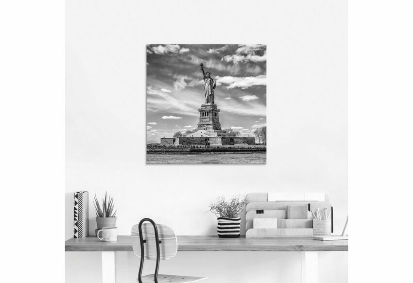 Artland Glasbild »New York City Freiheitsstatue«, Amerika (1 Stück)-Bilder-Ideen für dein Zuhause von Home Trends