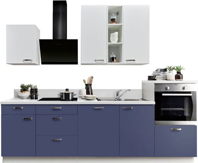 Express Küchen Küchenzeile »Bari«, mit E-Geräten, Soft-Close-Funktion und Vollauszügen, vormontiert, Breite 280 cm-Küchenzeilen-Inspirationen