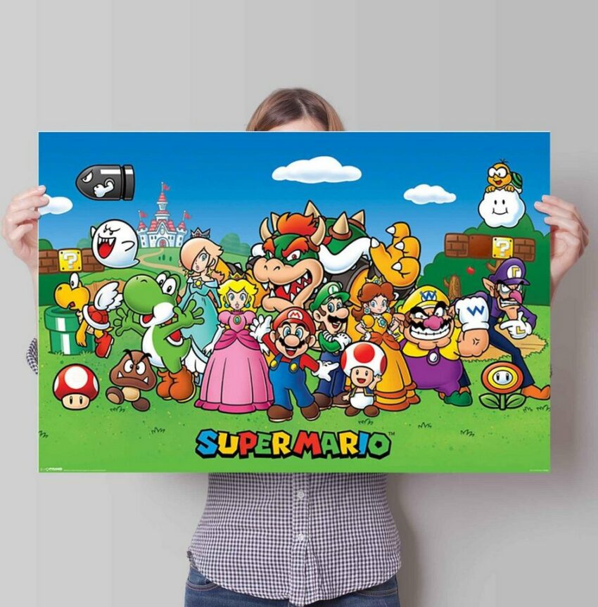 Reinders! Poster »Poster Super Mario«, Comic (1 Stück)-Bilder-Ideen für dein Zuhause von Home Trends