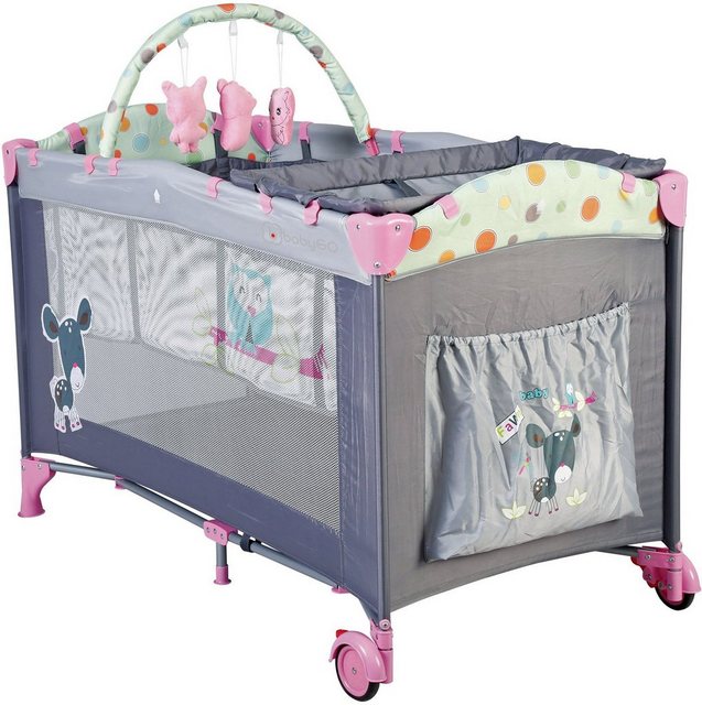BabyGo Baby-Reisebett »Sleepwell, pink«, mit abnehmbarem Spielbogen-Betten-Inspirationen