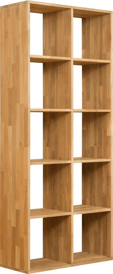 andas Standregal »Letje«, aus massivem Eichenholz, Breite 76 cm-Regale-Ideen für dein Zuhause von Home Trends