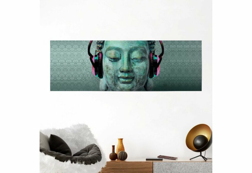 Reinders! Poster »Buddha Kopfhörer«, (1 Stück)-Bilder-Ideen für dein Zuhause von Home Trends