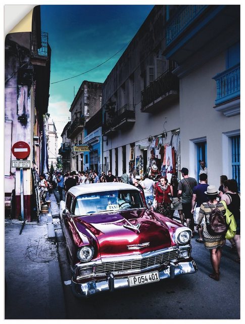 Artland Wandbild »Leben in Havanna«, Auto (1 Stück), in vielen Größen & Produktarten - Alubild / Outdoorbild für den Außenbereich, Leinwandbild, Poster, Wandaufkleber / Wandtattoo auch für Badezimmer geeignet-Bilder-Inspirationen