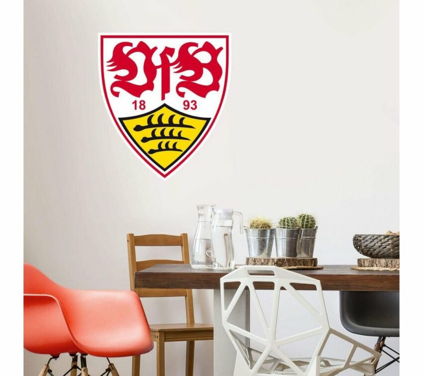 Wall-Art Wandtattoo »Fußball VfB Stuttgart Logo«-Wandtattoos-Ideen für dein Zuhause von Home Trends