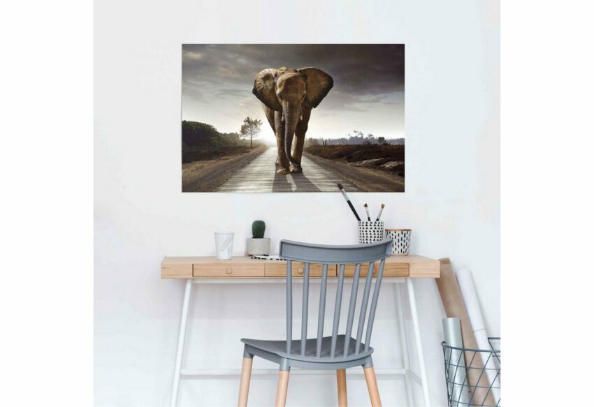 Reinders! Poster »Elefant Wanderung«, (1 Stück)-Bilder-Ideen für dein Zuhause von Home Trends