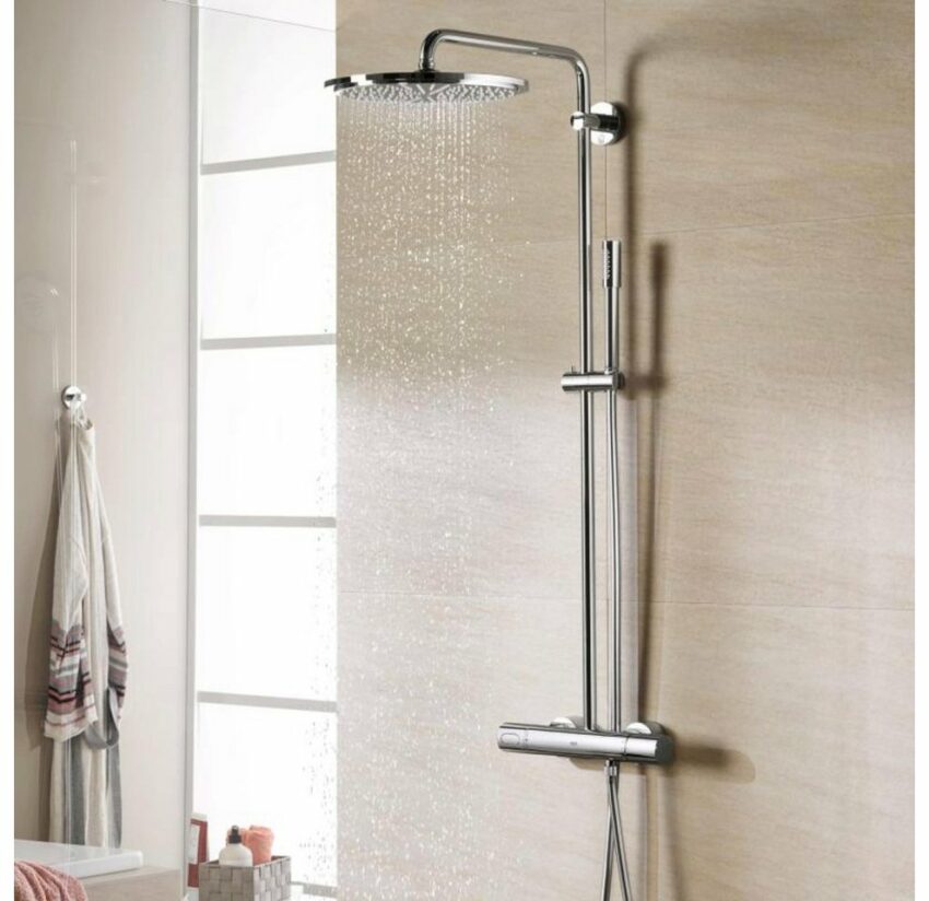 Grohe Duschsystem »Rainshower System 310«, Höhe 112,9 cm, 2 Strahlart(en), Set, chrom-Duschsysteme-Ideen für dein Zuhause von Home Trends