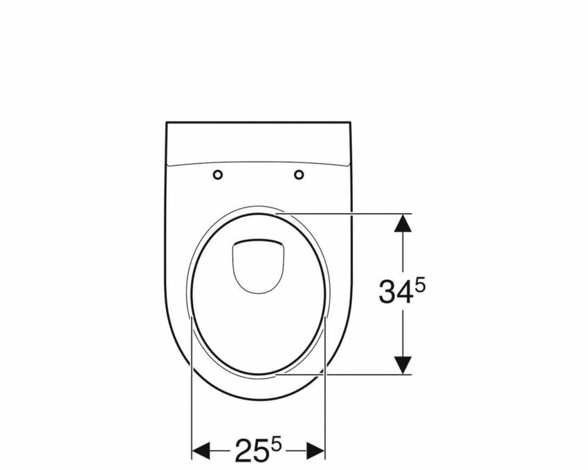 GEBERIT Tiefspül-WC »iCon«, geschlossene Form, Rimfree, weiß-WC-Becken-Ideen für dein Zuhause von Home Trends