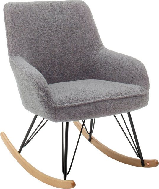 MCA furniture Schaukelstuhl »Oran«, Kufenstuhl mit Armlehne, bis 120 kg belastbar, Komfortsitzhöhe 49 cm-Stühle-Inspirationen