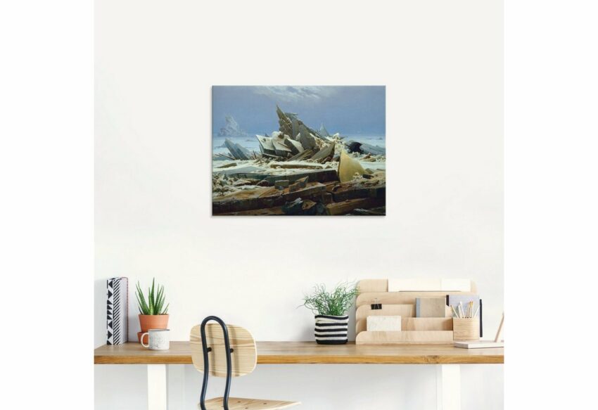 Artland Glasbild »Das Eismeer (Die gescheiterte Hoffnung)«, Gewässer (1 Stück)-Bilder-Ideen für dein Zuhause von Home Trends