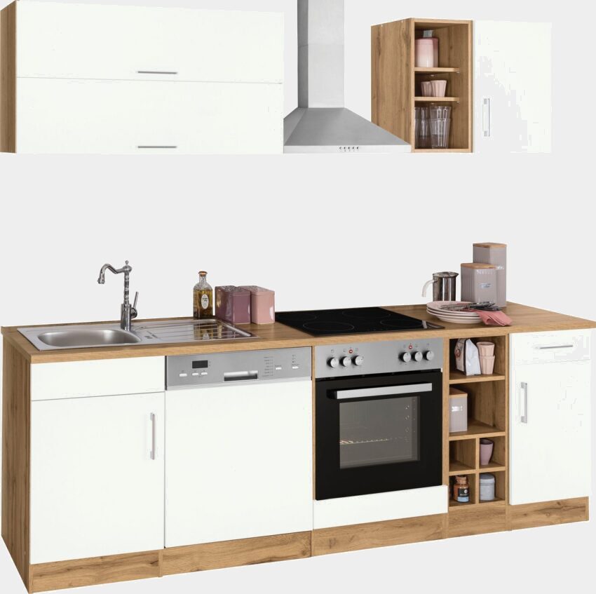 HELD MÖBEL Küchenzeile »Colmar«, mit E-Geräten, Breite 240 cm-Küchenzeilen-Ideen für dein Zuhause von Home Trends