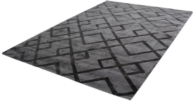 Teppich »Viteox 310«, calo-deluxe, rechteckig, Höhe 13 mm, Viskose, Kurzflor, Wohnzimmer-Teppiche-Inspirationen
