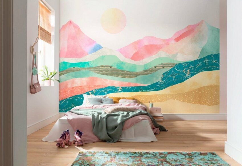 Komar Fototapete »Holy Mountain«, glatt, bedruckt, abstrakt, mehrfarbig-Tapeten-Ideen für dein Zuhause von Home Trends