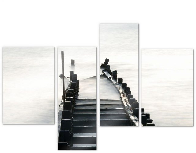Wall-Art Mehrteilige Bilder »Way to nowhere (4-teilig)«, (Set, 4 Stück)-Bilder-Inspirationen