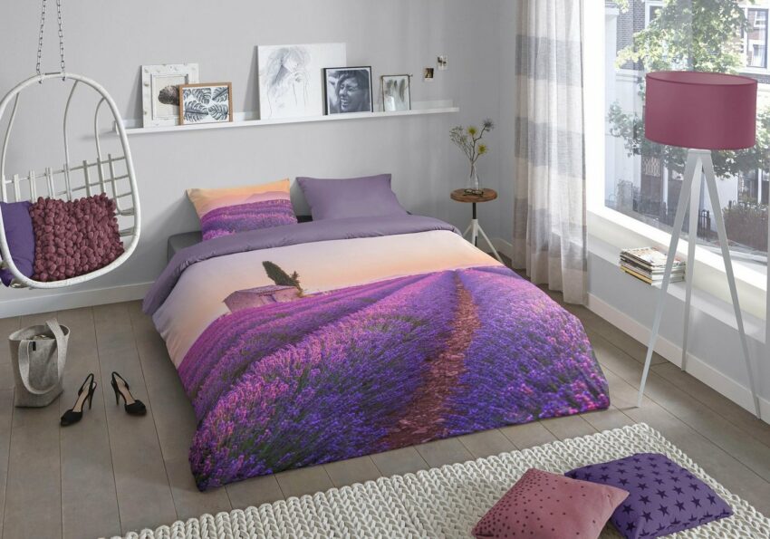 Wendebettwäsche »Lavender«, PURE luxury collection, mit Lavendelfeld-Bettwäsche-Ideen für dein Zuhause von Home Trends