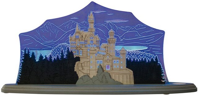 Weigla LED Dekolicht »Schloss Neuschwanstein«, beidseitiges Motiv/ Motiv Schloss Neuschwanstein/ Erzgebirge garantiert LED wechselbar-Lampen-Inspirationen