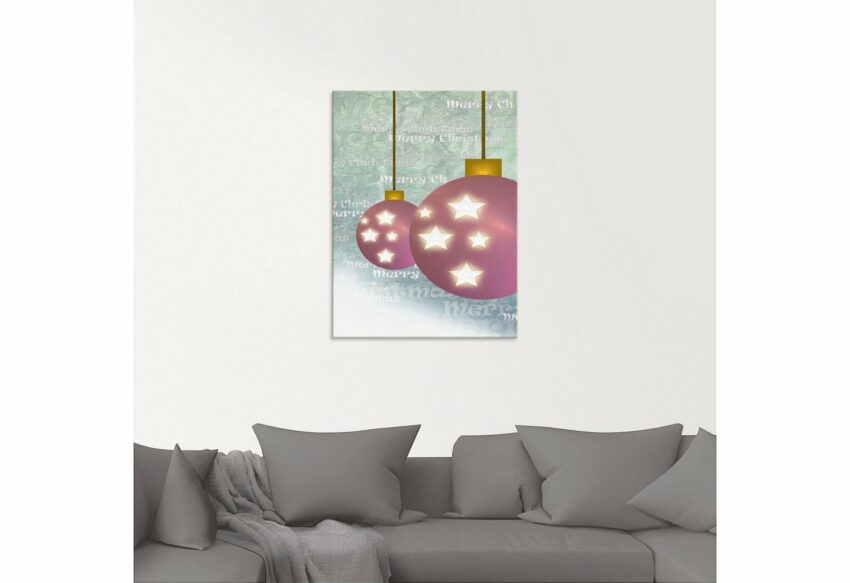 Artland Glasbild »Weihnachtskugel«, Weihnachten (1 Stück)-Bilder-Ideen für dein Zuhause von Home Trends