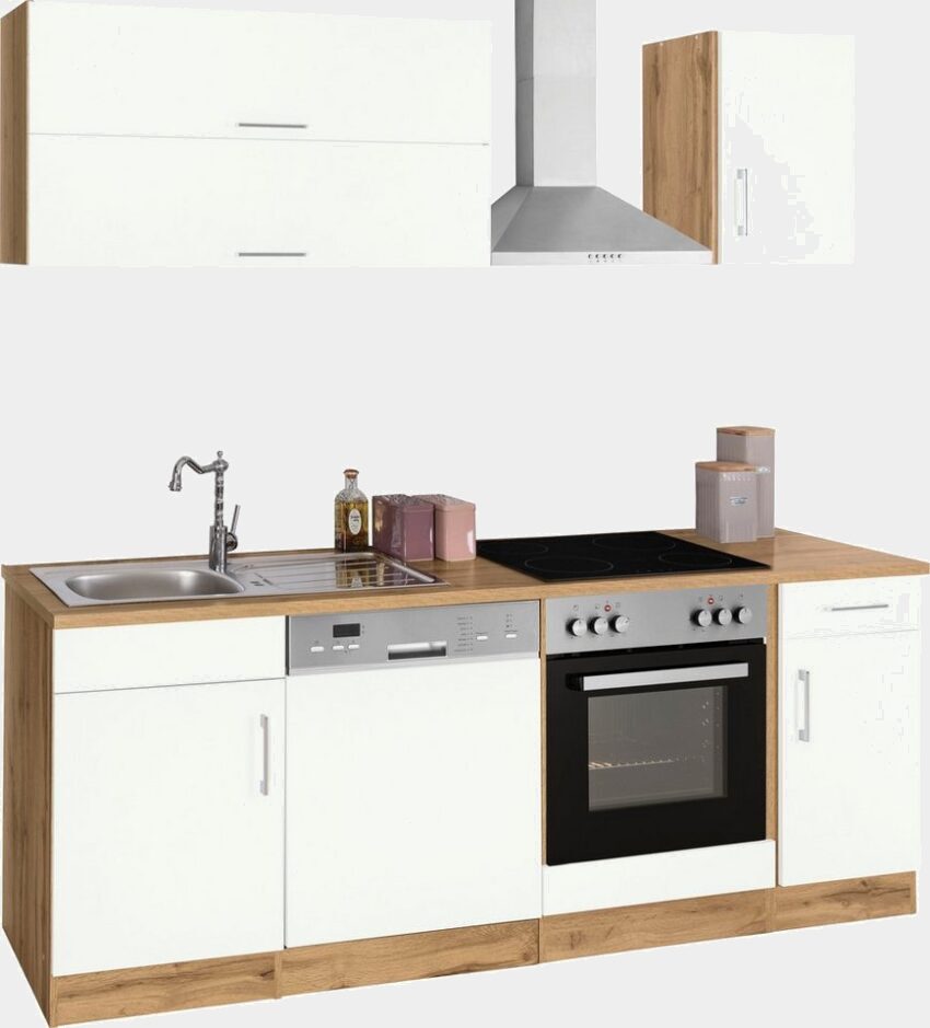 HELD MÖBEL Küchenzeile »Colmar«, mit E-Geräten, Breite 210 cm-Küchenzeilen-Ideen für dein Zuhause von Home Trends