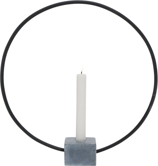BOLTZE Kerzenhalter »Congo«, rund, mit Sockel in Beton-Optik-Kerzenhalter-Inspirationen
