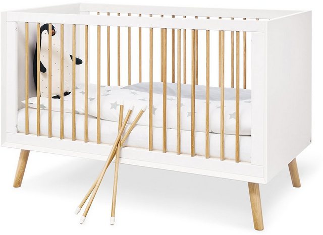 Pinolino® Babyzimmer-Komplettset »Edge«, (Set, 3-St), extrabreit groß, mit Kinderbett, Schrank und Wickelkommode, Made in Europe-Komplettzimmer-Inspirationen
