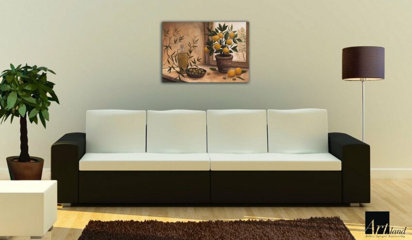 Home affaire Kunstdruck »A. S.: Olive and lime«, 99/69 cm-Bilder-Ideen für dein Zuhause von Home Trends