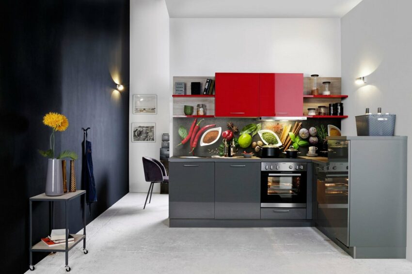 Express Küchen Winkelküche »Jena«, mit E-Geräten, vormontiert, mit Soft-Close-Funktion, Stellbreite 245 x 175 cm-Küchenzeilen-Ideen für dein Zuhause von Home Trends