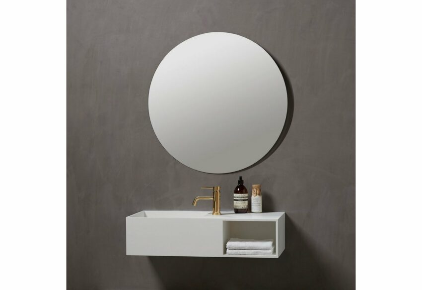Loevschall Badspiegel »Herning Rund«, Ø 80 cm-Spiegel-Ideen für dein Zuhause von Home Trends