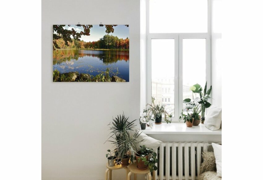 Artland Wandbild »Landschaft New England«, Vier Jahreszeiten (1 Stück), in vielen Größen & Produktarten - Alubild / Outdoorbild für den Außenbereich, Leinwandbild, Poster, Wandaufkleber / Wandtattoo auch für Badezimmer geeignet-Bilder-Ideen für dein Zuhause von Home Trends