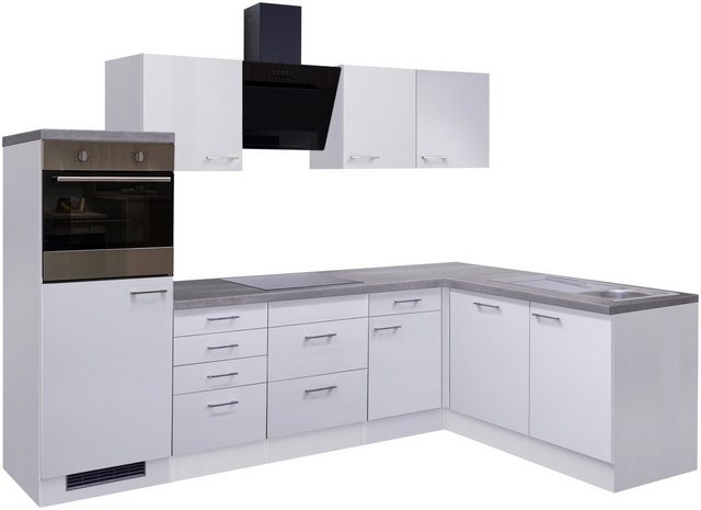Flex-Well Küchenzeile »Kopenhagen«, mit E-Geräten, Gesamtbreite 280x170 cm-Küchenzeilen-Inspirationen