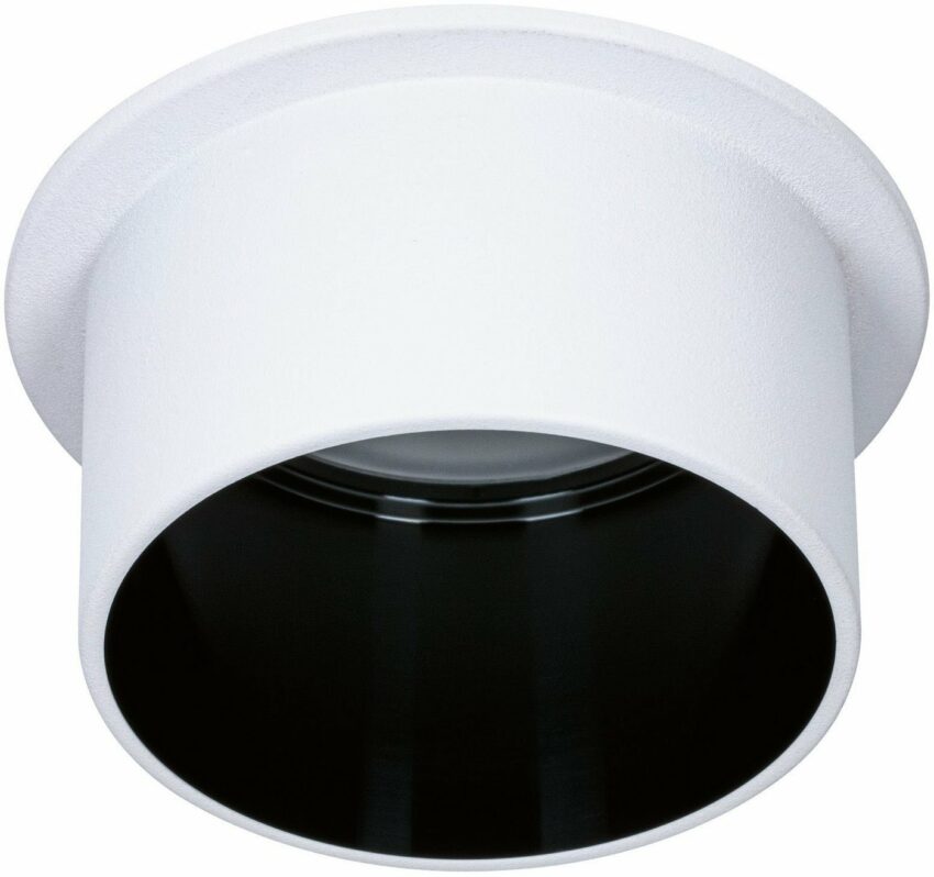 Paulmann LED Einbauleuchte »Gil 6W Weiß matt, Schwarz matt IP44 2.700K«, 3-Stufen-dimmbar-Lampen-Ideen für dein Zuhause von Home Trends